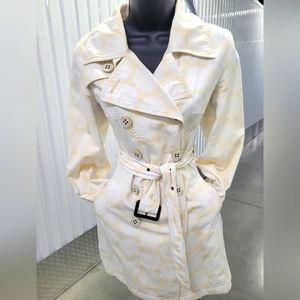 Polka Dot Trench Coat